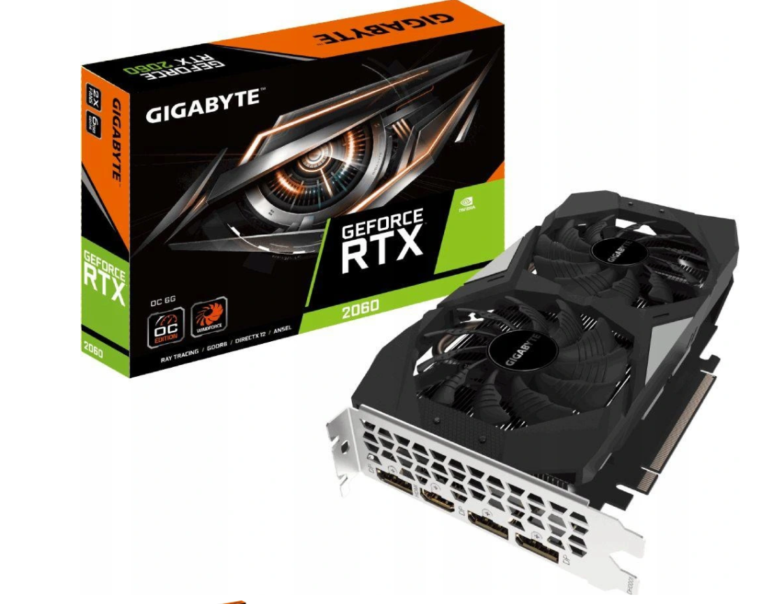 Видеокарта Gigabyte GeForce RTX 2060 OC 6GB 6 GB DDR6